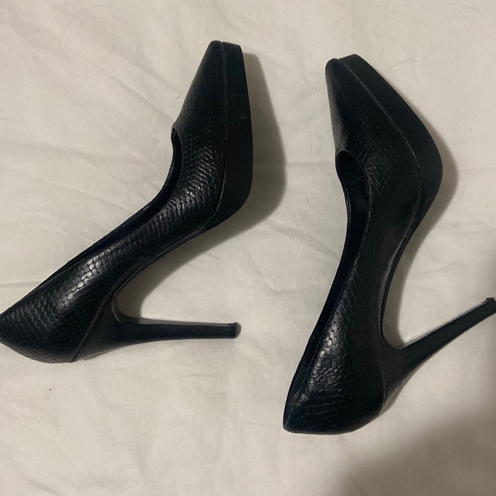 Nine West platform heels.